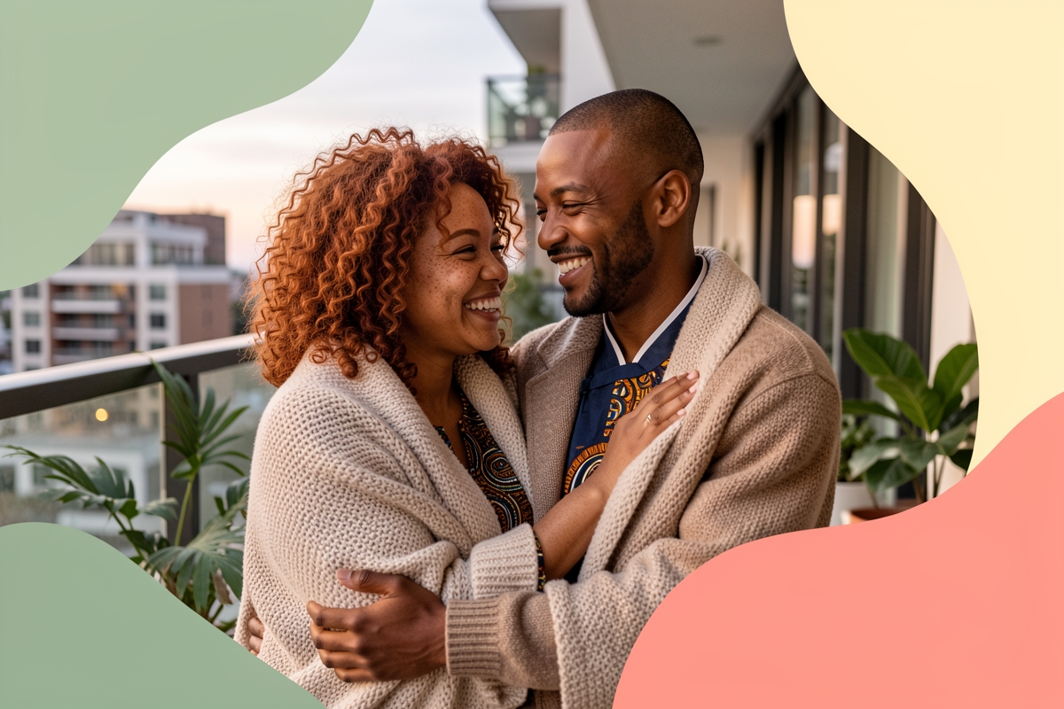 A modern married couple, cosy and happy together — LumiWed Journal