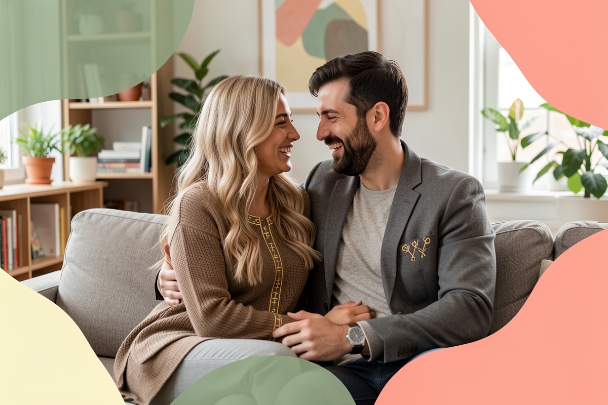 A modern married couple, cosy and happy together — LumiWed Journal
