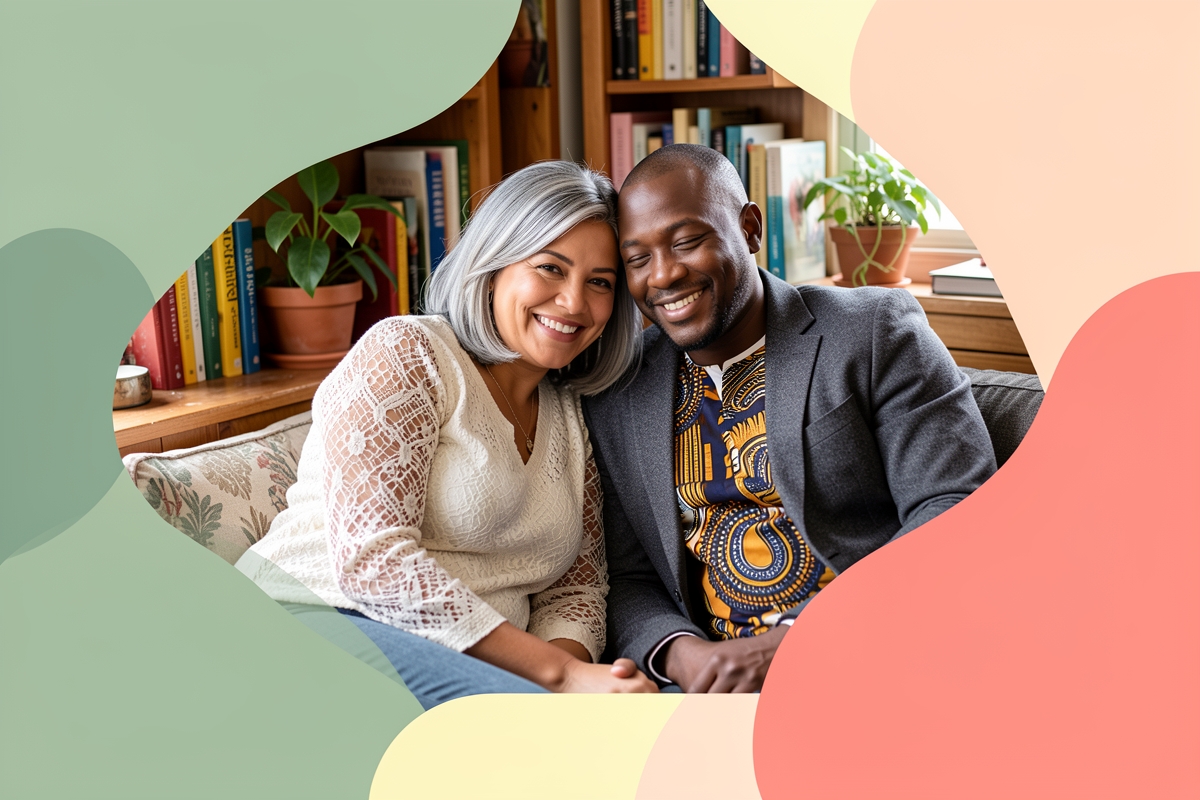 A modern married couple, cosy and happy together — LumiWed Journal