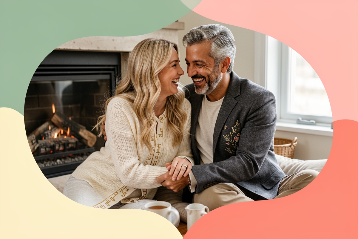 A modern married couple, cosy and happy together — LumiWed Journal
