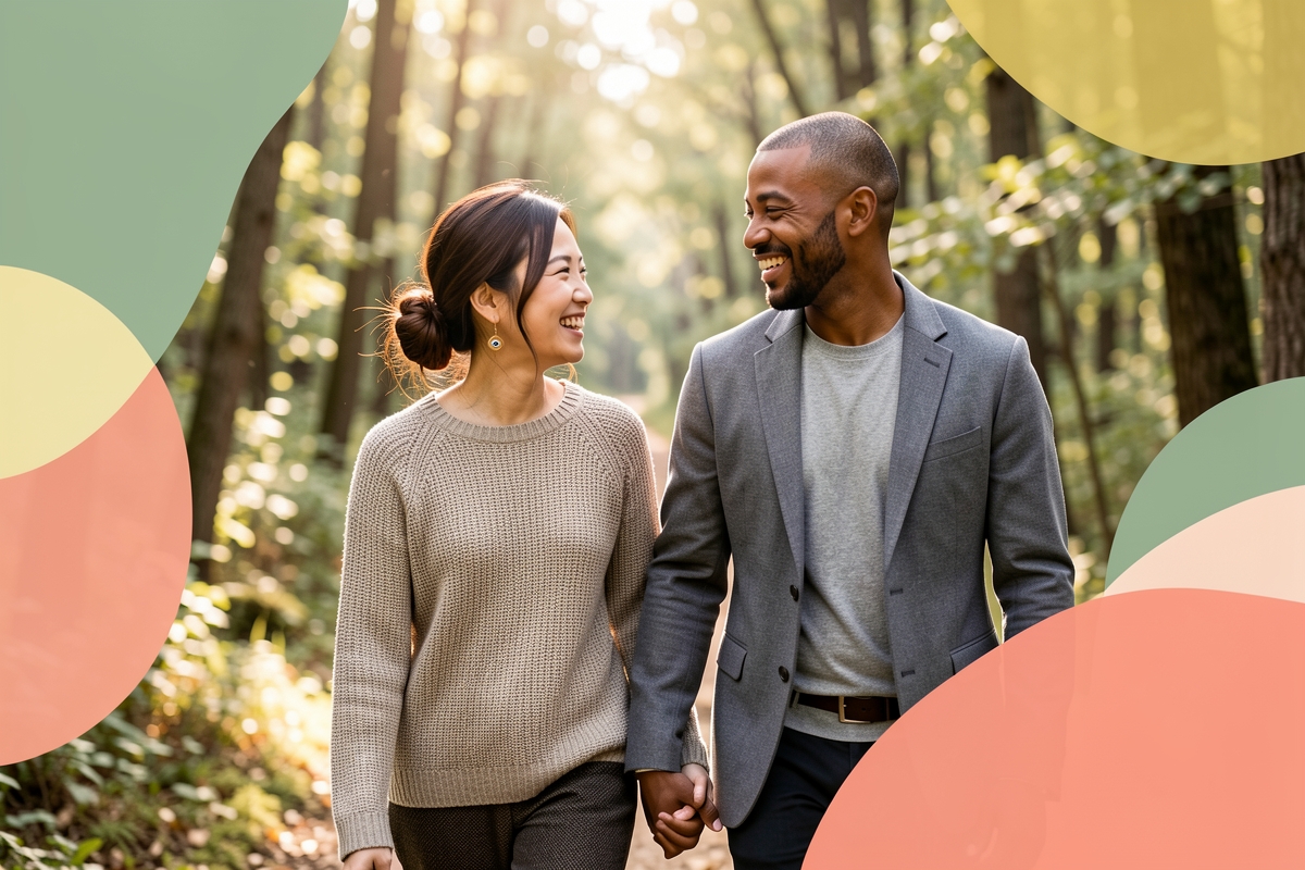 A modern married couple, cosy and happy together — LumiWed Journal