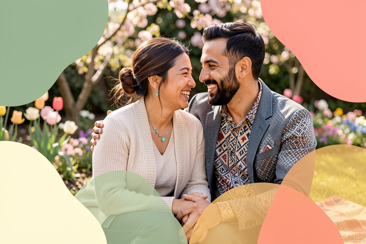 A modern married couple, cosy and happy together — LumiWed Journal
