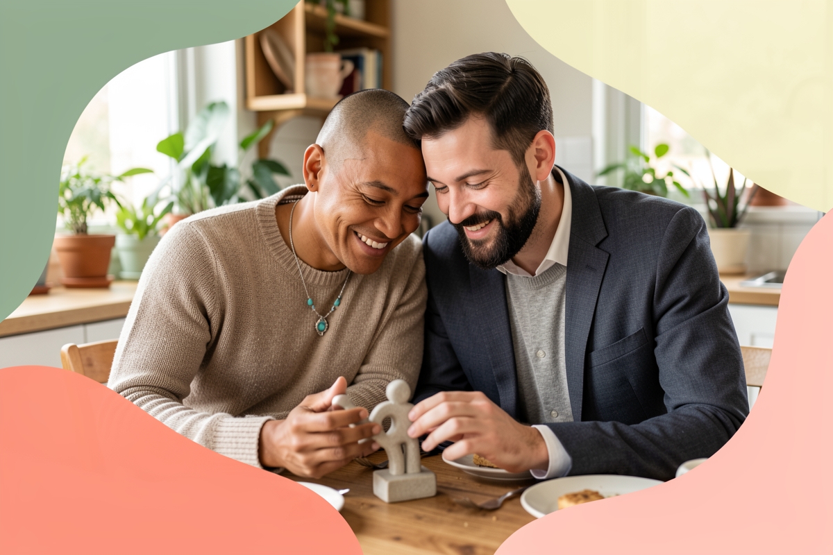 A modern married couple, cosy and happy together — LumiWed Journal