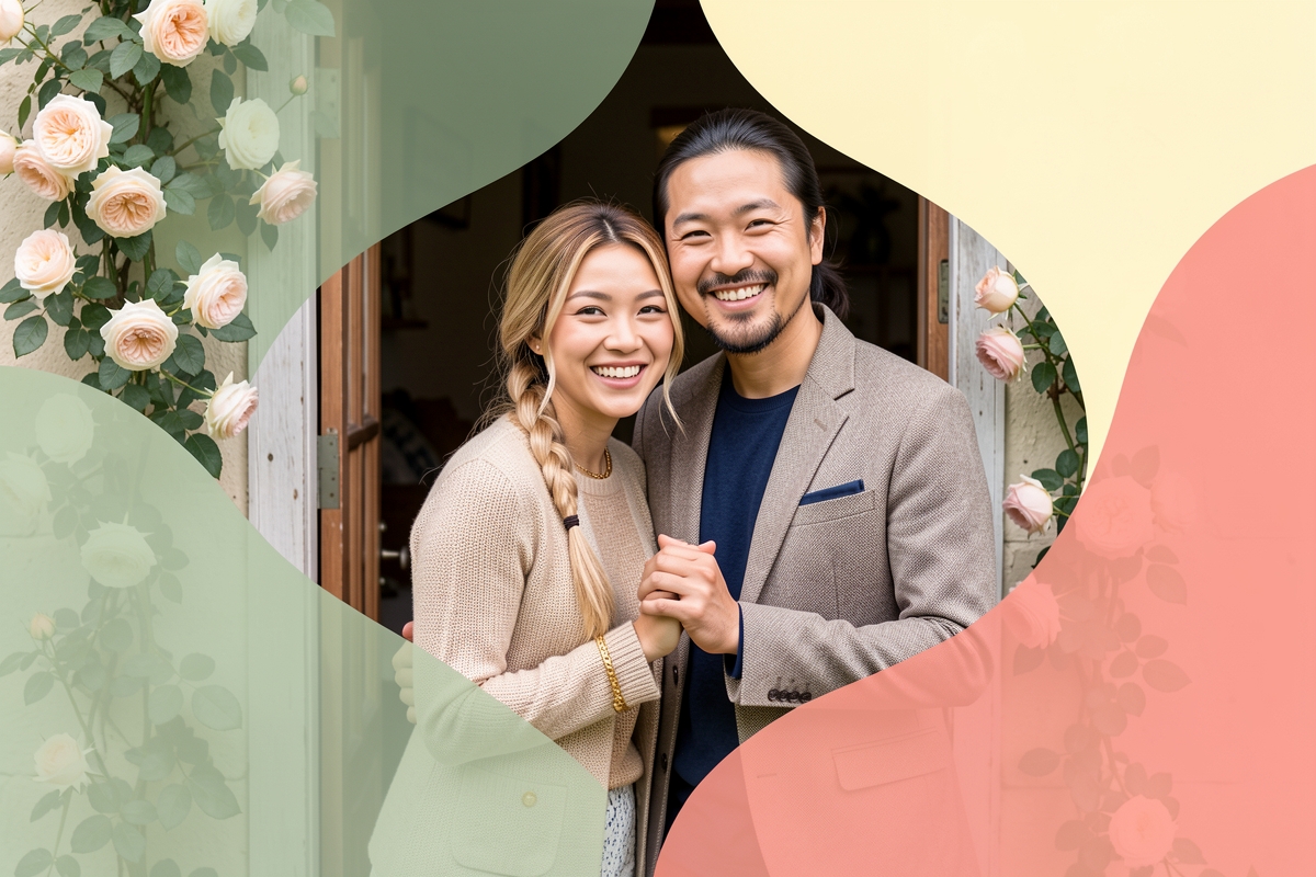 A modern married couple, cosy and happy together — LumiWed Journal