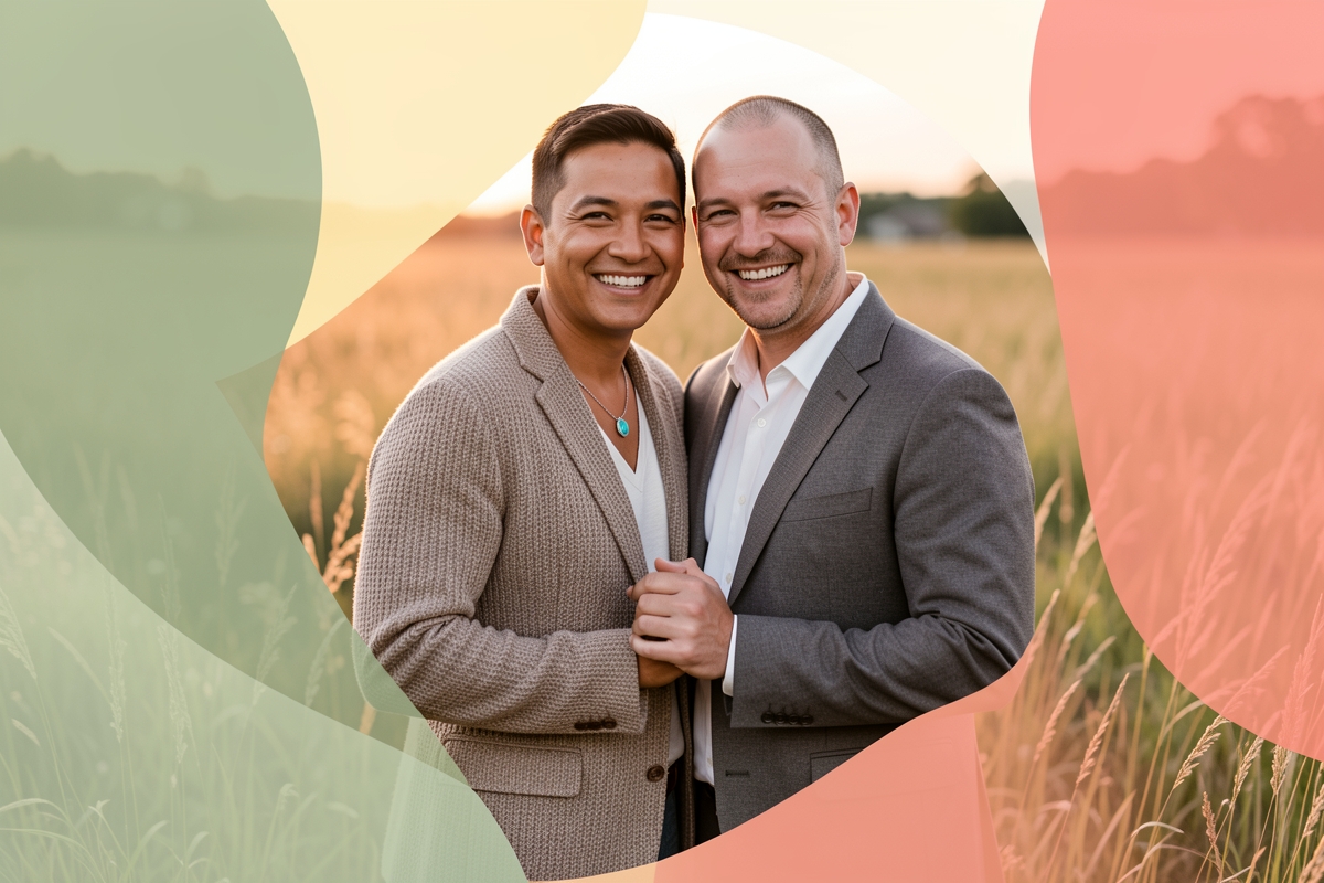 A modern married couple, cosy and happy together — LumiWed Journal