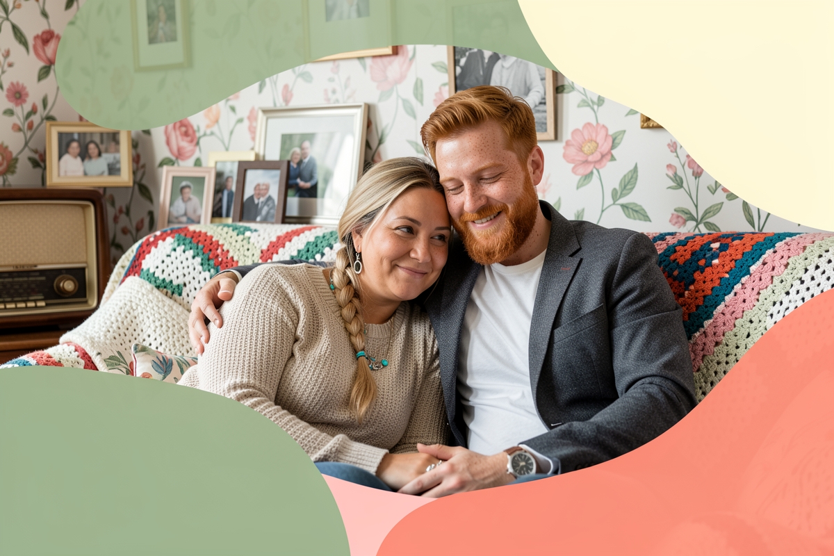A modern married couple, cosy and happy together — LumiWed Journal