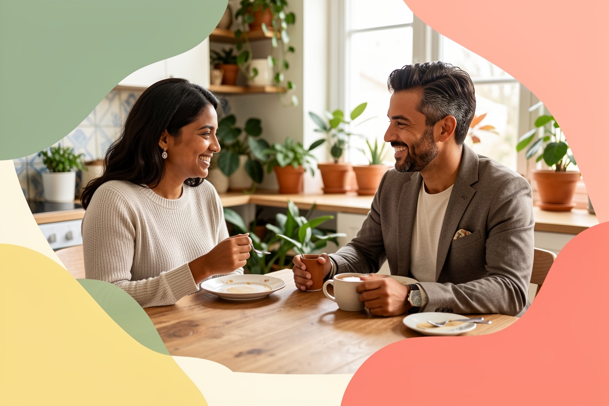 A modern married couple, cosy and happy together — LumiWed Journal