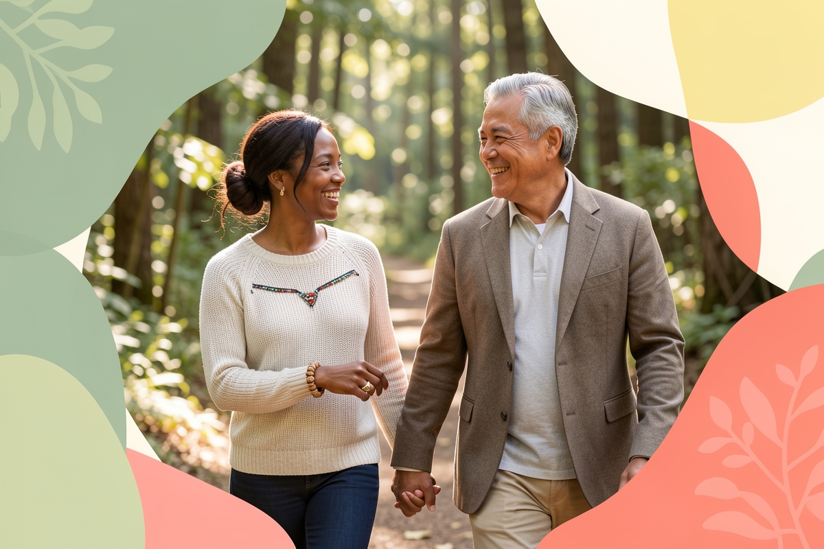 A modern married couple, cosy and happy together — LumiWed Journal