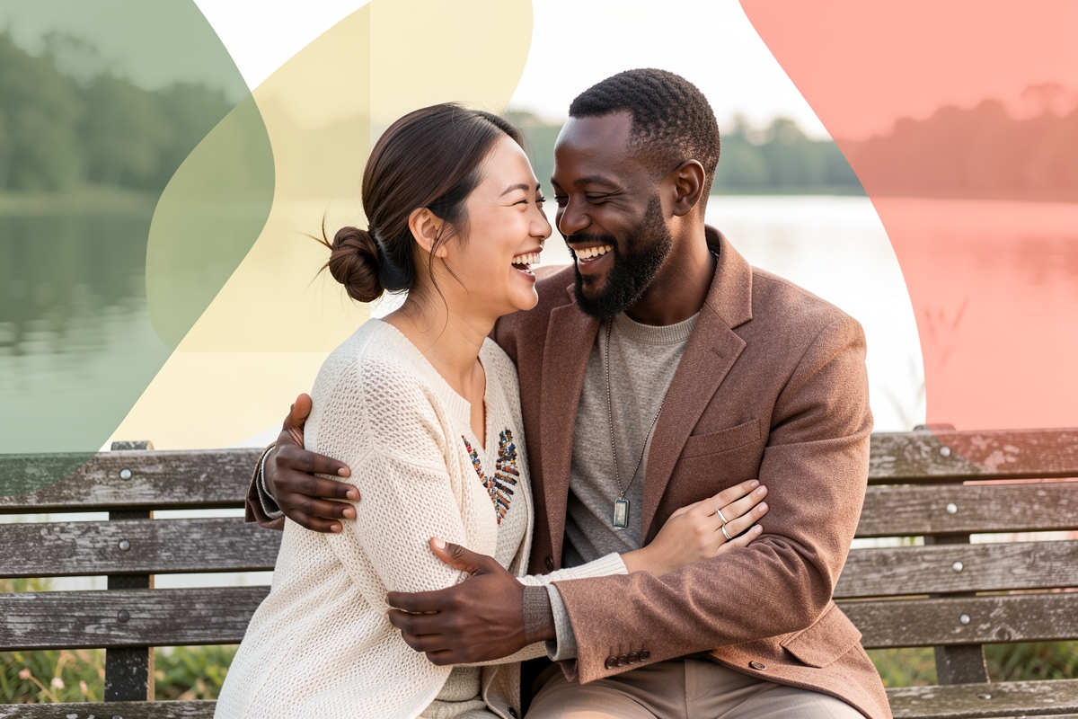 A modern married couple, cosy and happy together — LumiWed Journal