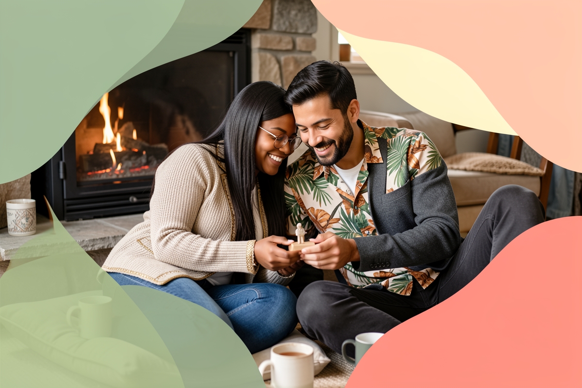 A modern married couple, cosy and happy together — LumiWed Journal