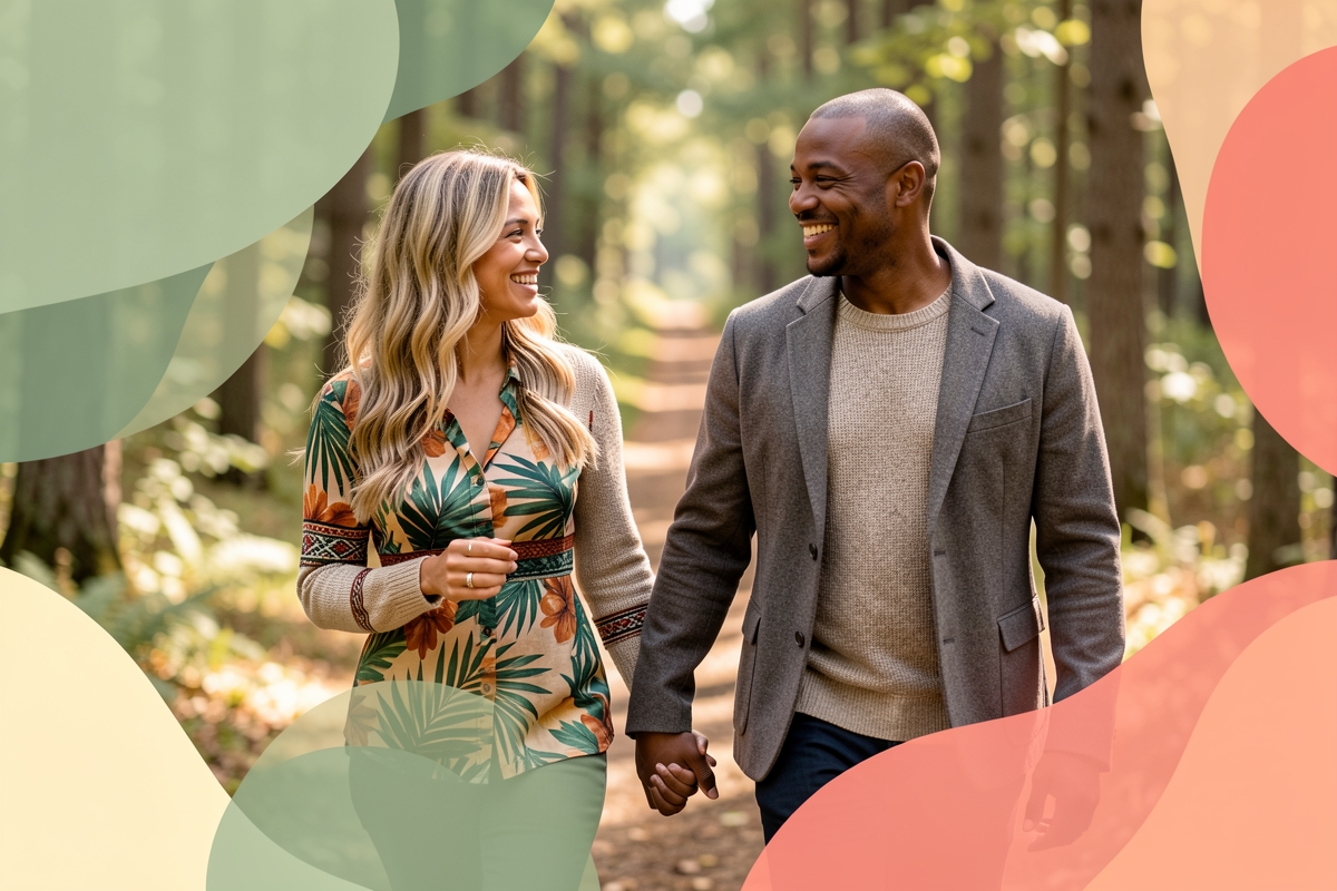 A modern married couple, cosy and happy together — LumiWed Journal