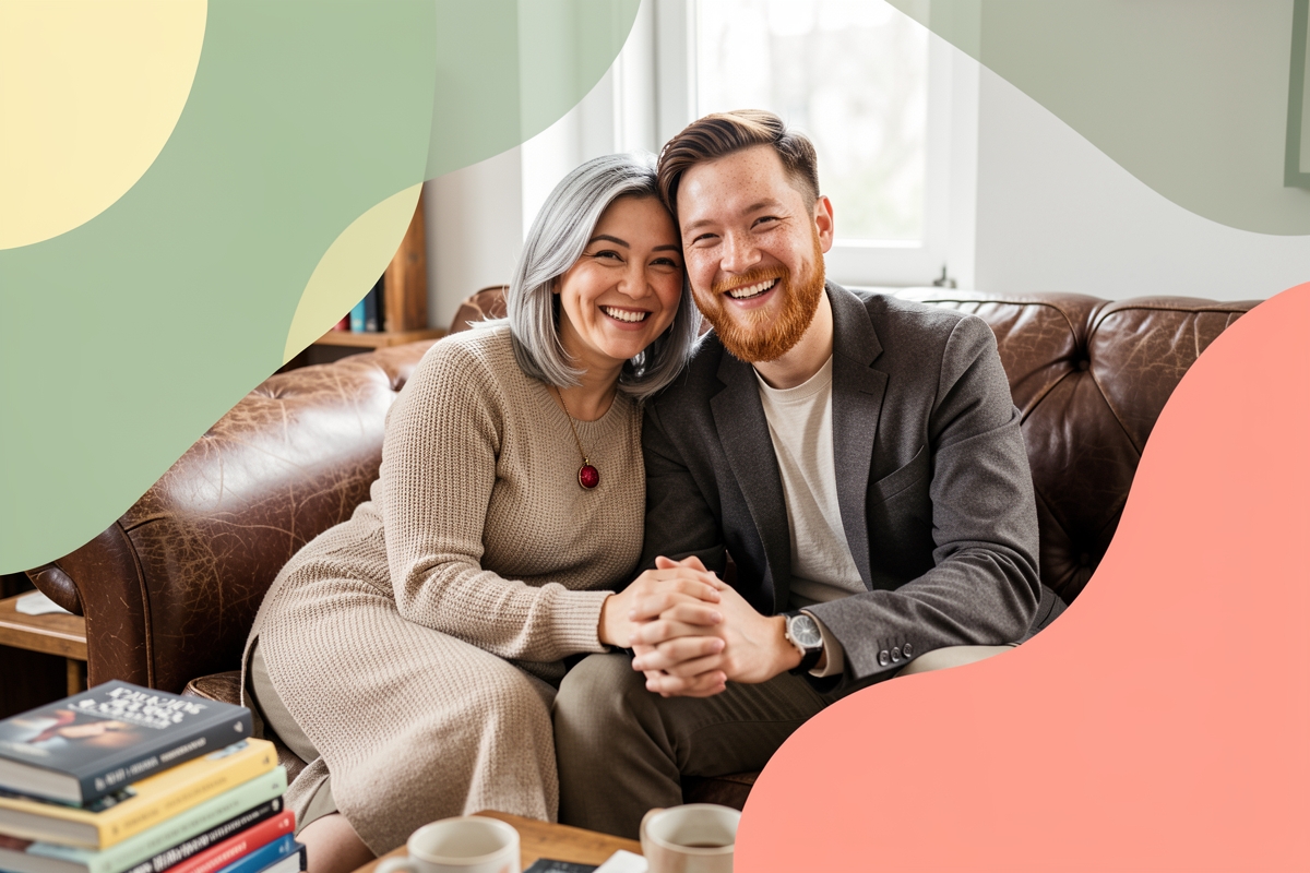 A modern married couple, cosy and happy together — LumiWed Journal