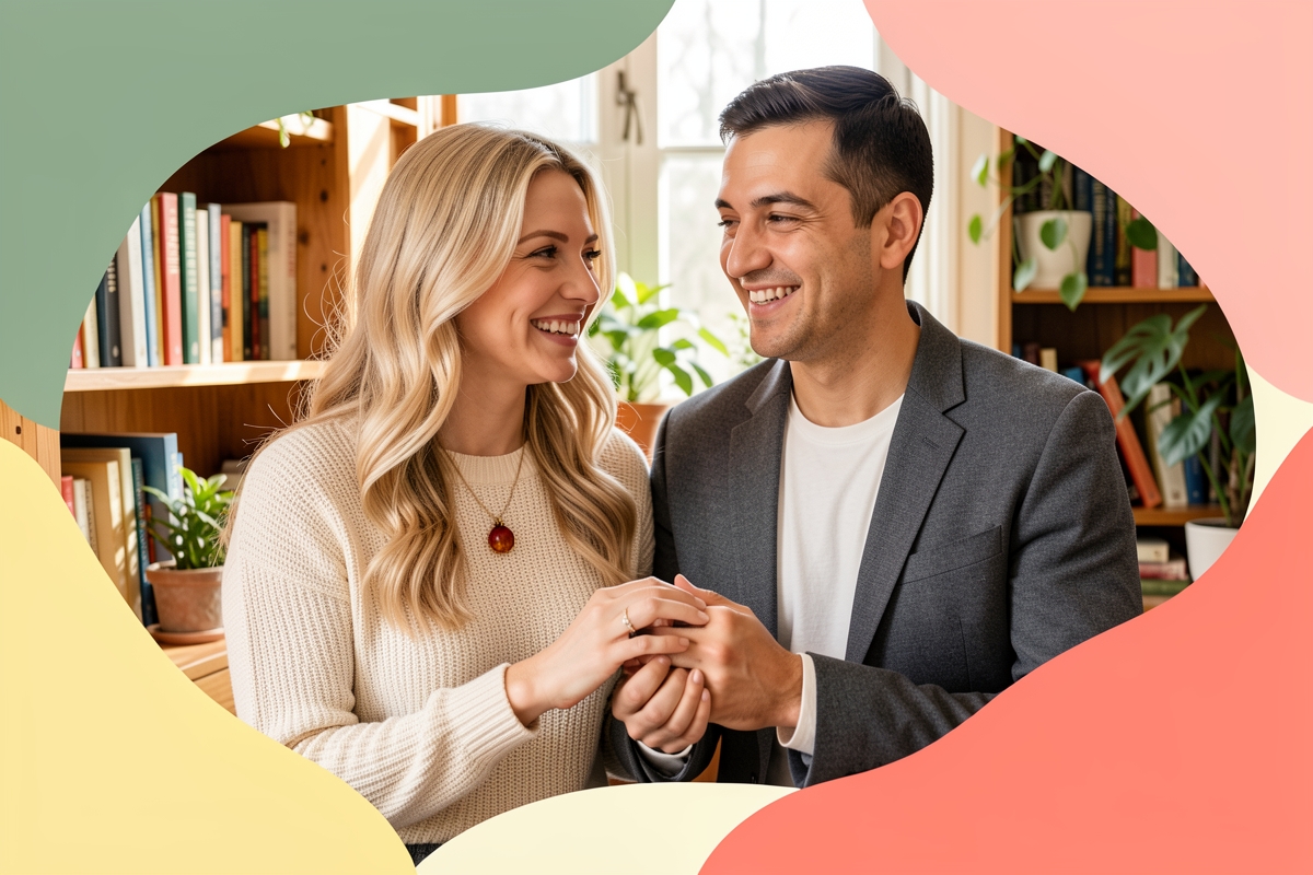 A modern married couple, cosy and happy together — LumiWed Journal