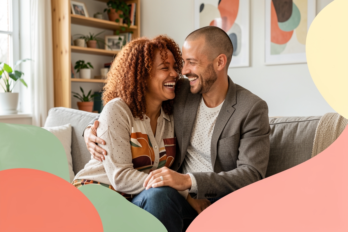A modern married couple, cosy and happy together — LumiWed Journal