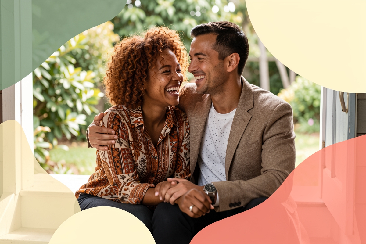 A modern married couple, cosy and happy together — LumiWed Journal