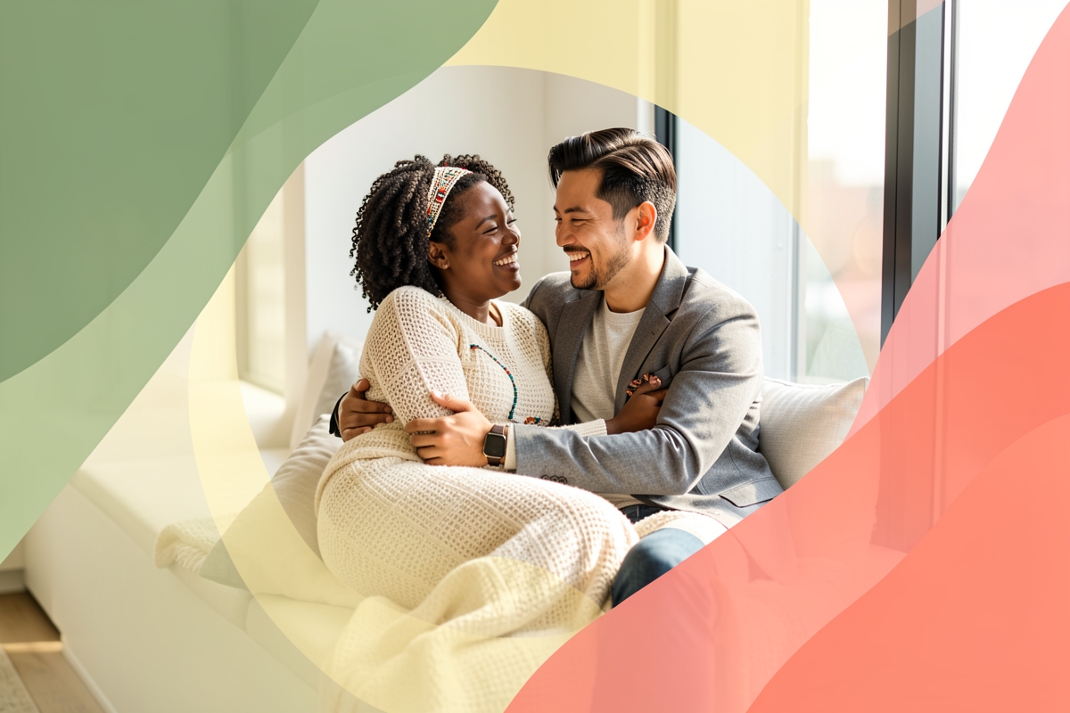 A modern married couple, cosy and happy together — LumiWed Journal